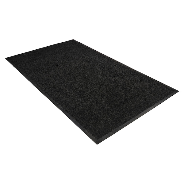 Guardian Floor Protection Floor Mat, 0.38" thick, Black, 36 in x 60 in